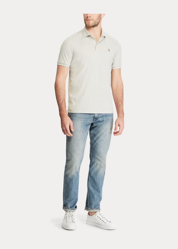 Polos Polo Ralph Lauren Hombre Beige - Classic Fit Soft Cotton - DQREV0125